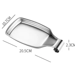 Skeholder>Rustfrit Stål Skeholder Komfur Skeholder til Køkken Spatel Øsebørste Køkkenredskaber