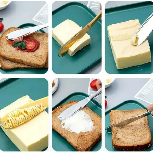 Bestik>Rustfrit Stål Smørskærer Flødeskærer Spredere Brød Marmelade Køkkenredskaber Bestik