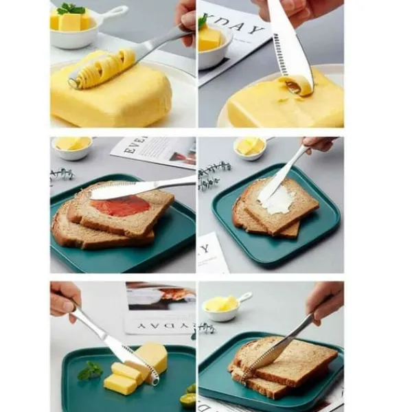Bestik>Rustfrit Stål Smørskærer Flødeskærer Spredere Brød Marmelade Køkkenredskaber Bestik