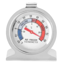 Rustfrit Stål Stor Skive Fryser Køleskab Termometer Temperaturmåler Værktøj Best