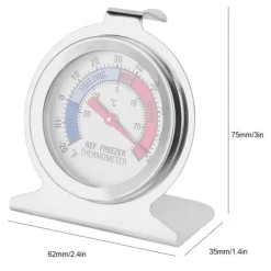 Rustfrit Stål Stor Skive Fryser Køleskab Termometer Temperaturmåler Værktøj Best