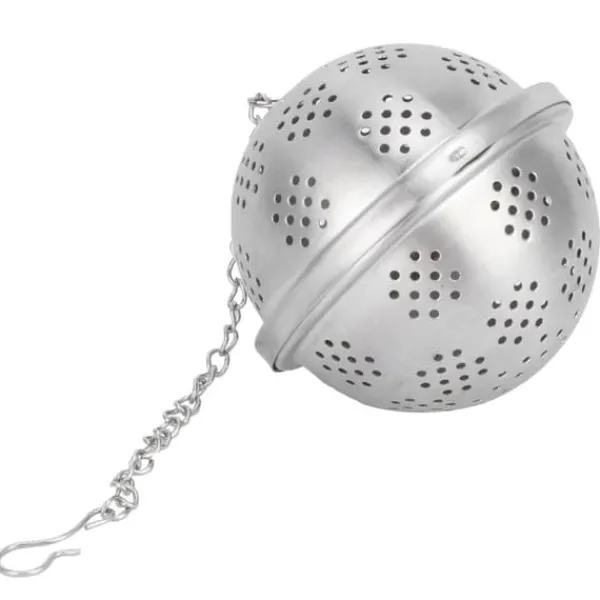 Tefiltre>Rustfrit stål teinfuser - Krydderifilterkugle til køkkentilbehør