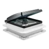 Ventilatorer>RV Ventilationsvifte, Dobbeltretning Drift, Indbygget LED-belysning,sort