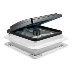 Ventilatorer>RV Ventilationsvifte, Dobbeltretning Drift, Indbygget LED-belysning,sort