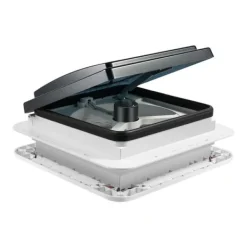 Ventilatorer>RV Ventilationsvifte, Dobbeltretning Drift, Indbygget LED-belysning,sort