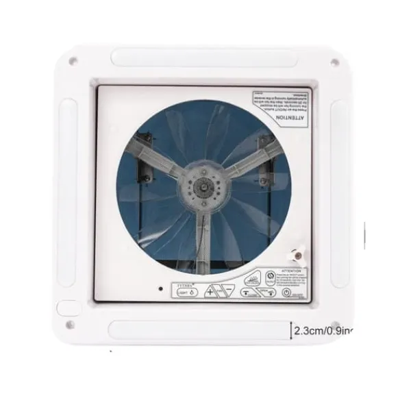RV Ventilationsvifte, Fjernbetjent, Automatisk Registreringsteknologi,HVID Outlet