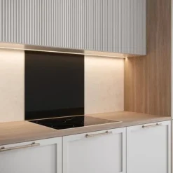 SAINT GOBAIN GLASS HOOD BOTT emaljerad svart 70X60 New