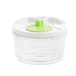 Salatslynge frugt- og grøntsagsvaskemaskine/tørretumbler, dobbelt lag fødevaregodkendt PP, nem håndtering og visningsbase, opvaskemaskinesikker, køkk | CDON Discount