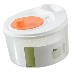 Salatslynger>Salatspinder Manuel salatspinder 3L stor kapacitet grøntsagsvaskemaskine tørretumbler afløbssi med skål og dørslag