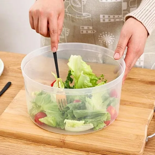 Salatslynger>Salatspinder Manuel salatspinder 3L stor kapacitet grøntsagsvaskemaskine tørretumbler afløbssi med skål og dørslag