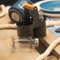 Salt- og peberbøsser med stativ Best