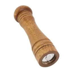 Salt- og pebermølle i træ med justerbar keramisk slibekerne - køkkenværktøj til hjemmet 21,6x5,5 cm Best