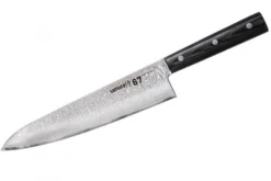 SAMURA Køkkenknive>Damascus 67 Kokkekniv 208mm/8.2". Hårdhed 61 HRC