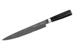 SAMURA MO-V 9" Stonewash Japansk Stål Skæremaskine - Præcisions Køkkenkniv til Kulinarisk Ekspertise Best