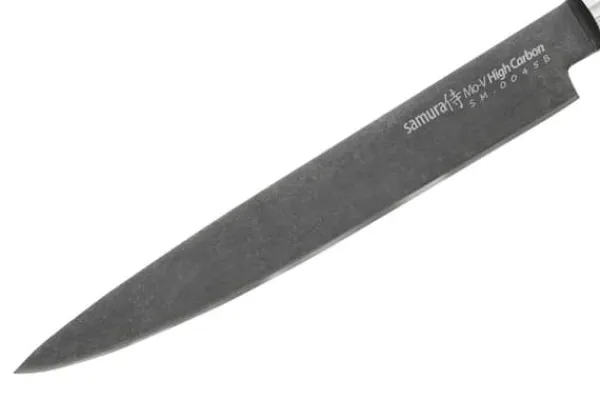 SAMURA MO-V 9" Stonewash Japansk Stål Skæremaskine - Præcisions Køkkenkniv til Kulinarisk Ekspertise Best