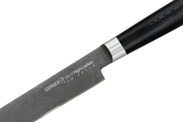 SAMURA MO-V 9" Stonewash Japansk Stål Skæremaskine - Præcisions Køkkenkniv til Kulinarisk Ekspertise Best