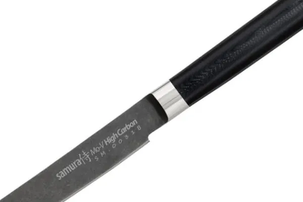 SAMURA MO-V Stonewash 4.7" Steakkniv - Premium japansk stålkøkkenredskab til ubesværet skæring og præcision i kulinariske anvendelser Online