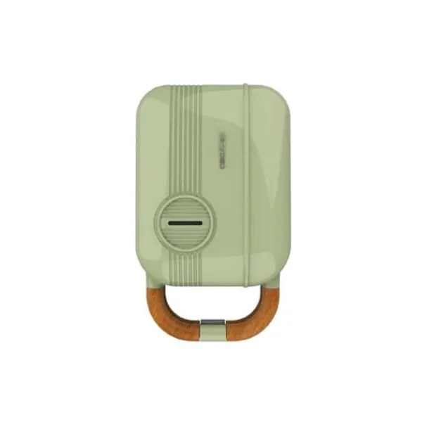 Brødristere, Raclettegrills Og Sandwichtoastere>Sandwich Maker Cecotec Rock'nToast Retro One 600 W 700 W Grøn
