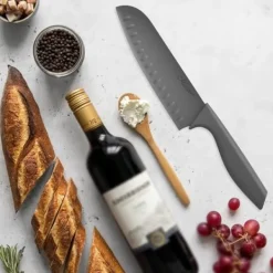 Santoku-kniv i stål 17,5 cm med non-stick keramisk belægning, enkelt MAESTRO MR-1432 Online