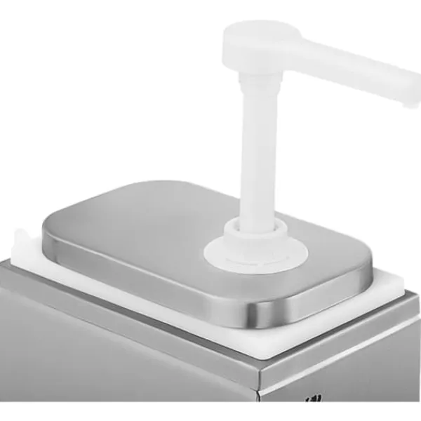Saucekander>Sauce dispenser med rustfri pumpe, 2 l