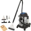 Grovstøvsugere>SCHEPPACH SprayVac20 Vand- og støvsuger med injektor - 1600W - Rustfri ståltank - Grå - 5 i 1