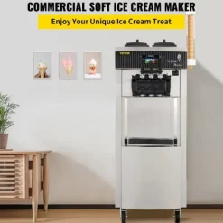 Sødmaskine til stående kommerciel is, 220V rustfri stål med æggeform. Perfekt til dufte af lækker softice! Outlet