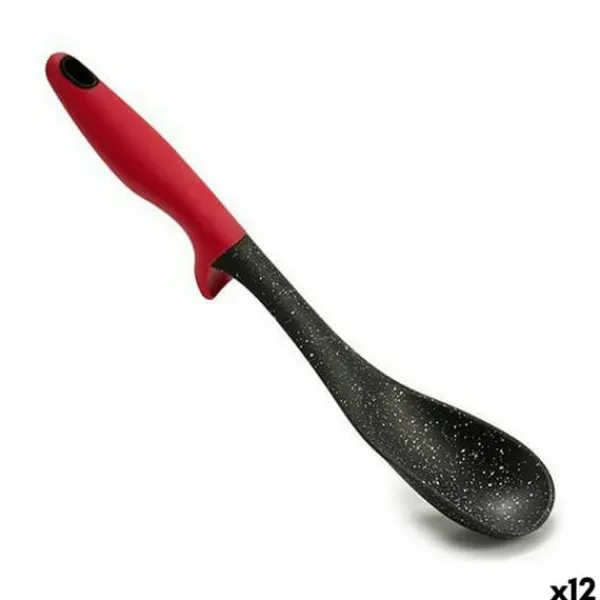 Øse Nylon 7 x 32 x 7 cm Sort Rød (12 enheder) Sale