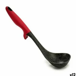 Grydeskeer>Øse Sort Rød Nylon 7 x 30 x 9 cm (12 enheder)