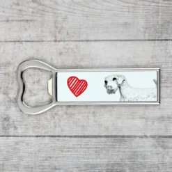 Sealyham Terrier - flaskeåbner med en hund, personlig køleskabsåbner, unik gave til en mand fra Art-Dog Sale