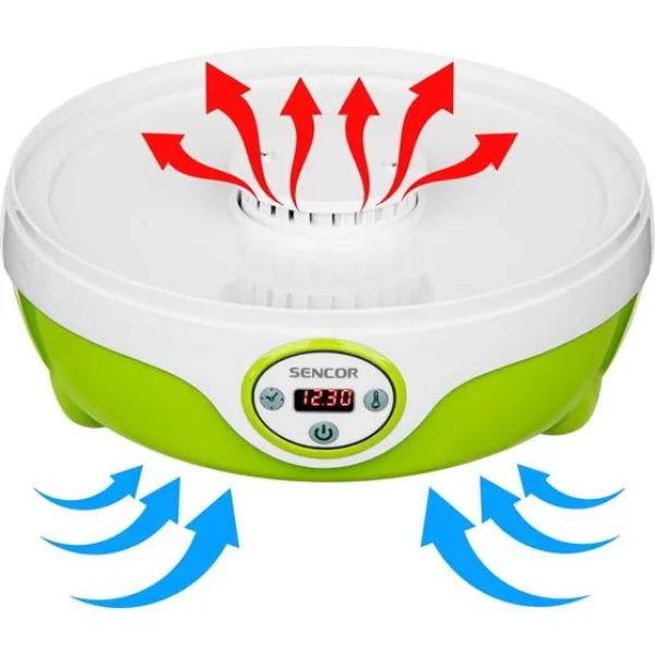 SENCOR SFD 851GR Fødevaredehydrator Grøn-Transparent Clearance