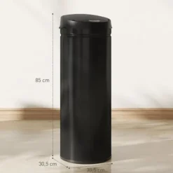 Sensor-skraldespand 50 L med soft close, rustfrit stål, hygiejnisk køkken Discount