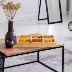 Serveringssæt, Bambus, 5.5x47x32.5 cm, Natur Discount