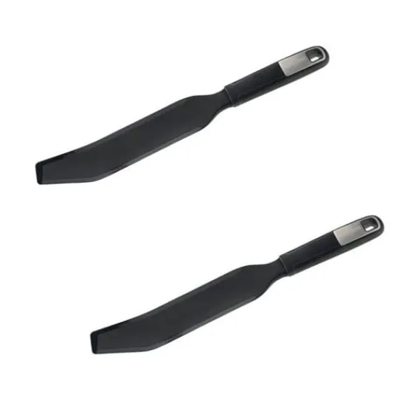 Stegepaletter>Set med 2 extra långa Thermomix-spadar - FACKELMANN - 33 cm