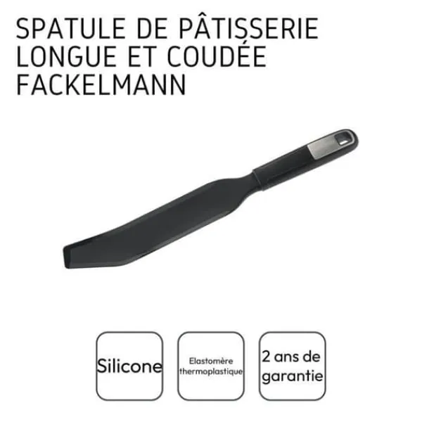 Stegepaletter>Set med 2 extra långa Thermomix-spadar - FACKELMANN - 33 cm