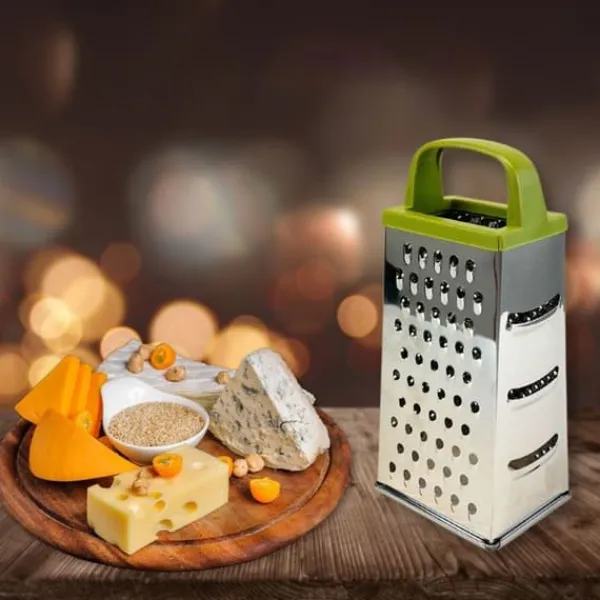 Set med 2 rivjärn för ost och grönsaker, 4 sidor - FACKELMANN - Zero Range Online