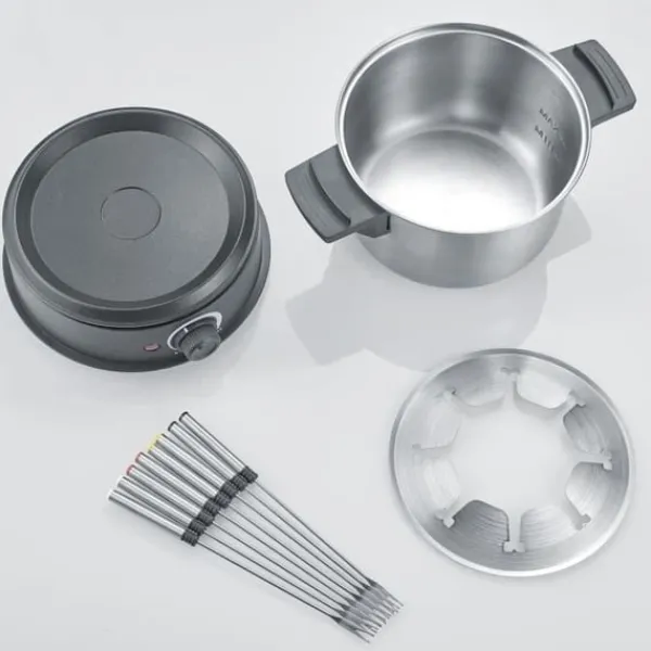 Severin Fonduesæt>Fondue - FO2473 - Kapacitet 1,4 l - Op til 8 personer - Justerbar termostat - 1500 W