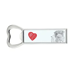 Cocktailshakers & Drinkudstyr>Shar Pei - flaskeåbner med en hund, personlig køleskabsåbner, unik gave til en mand fra Art-Dog