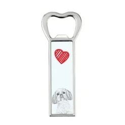 Cocktailshakers & Drinkudstyr>Shih Tzu, Shi tsu, Shi-Tzu, Szi-cu, Szitzu - flaskeåbner med en hund, personlig køleskabsåbner, unik gave til en mand fra Art-Dog