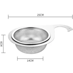 Sien i rustfrit stål 14 cm Discount