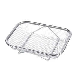 Fritøse>Sien i rustfrit stål 38x28x8cm