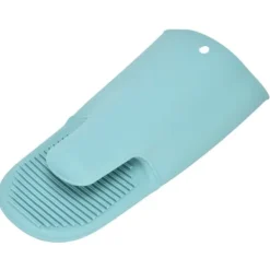 Grydelapper & Grillvanter>Silikon Värmeisoleringshandskar Förtjockade Anti-Slip Ugnsvantar Handskar för mikrovågsgrillNordic Green