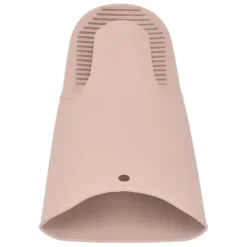 Silikon Värmeisoleringshandskar Förtjockade Anti-Slip Ugnsvantar Handskar för mikrovågsgrillNordic Pink