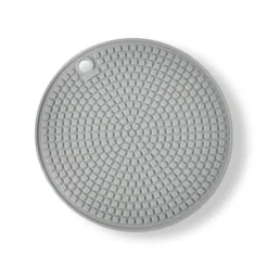 Silikone bordplademåtter Varmeisolering Runde Grydeholdere Anti Slip til Køkken Spisebord Bordplader Hot