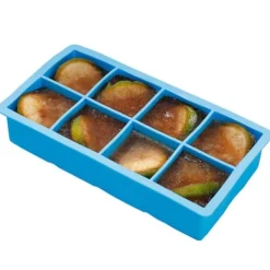 Silikone er form for 8 store isbiter Ice Cubes New