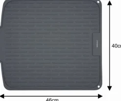 Silikone fad tørremåtte 46x40cm grå KINGHOFF KH-1905 Sale