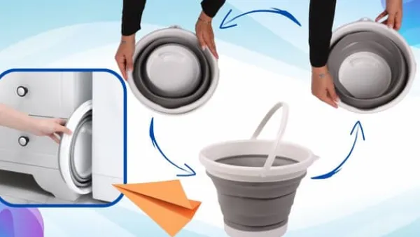 Rengøringsudstyr>Silikone foldbar spand 10l