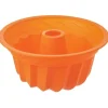 Udstikkere>Silikone kageform med skorsten, orange, SILLINIE, 23,5 cm