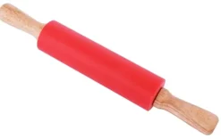 Kageruller>Silikone kagerulle non-stick RØD 38cm