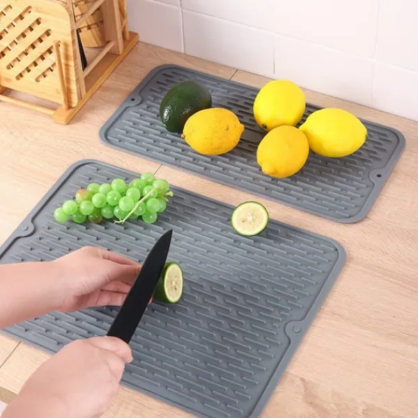 Silikone Køkken Tørremåtte (Lille 40x20CM) Discount