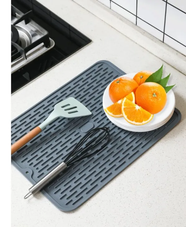 Silikone Køkken Tørremåtte (Lille 40x20CM) Discount
